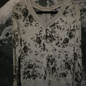 Maurices Gray and Black Sweater